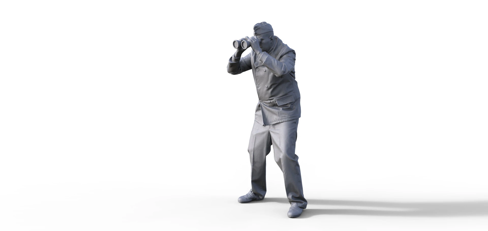 Figur Marine U-Boot 953 3D Model .c4d .max .obj .3ds .fbx .stl .blend 