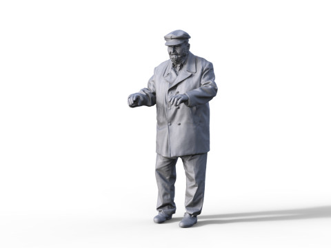 Figur Marine alter Kapitn 954 Modello 3D