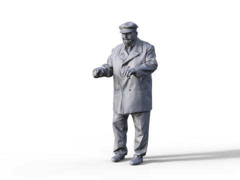 Figuur Marine alter Kapitn 954 3D Model