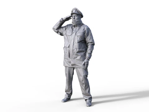 Figuur Marine 957 3D Model