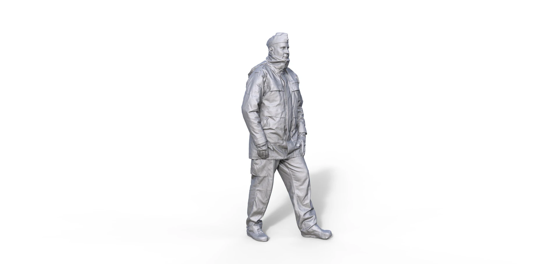 Figur Segler 958 3D Model .c4d .max .obj .3ds .fbx .stl .blend 