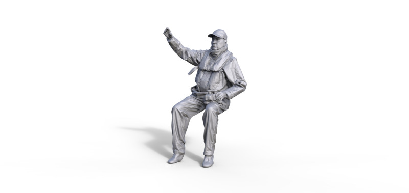 Figur Segler 960 Modello di stampa 3D .c4d .max .obj .3ds .fbx .stl .blend