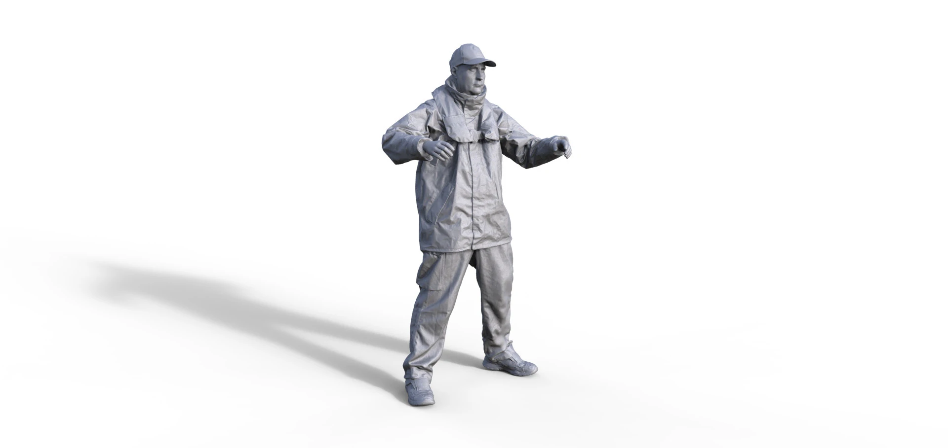 Figur Segler 961 3D Print Model .c4d .max .obj .3ds .fbx .stl .blend 