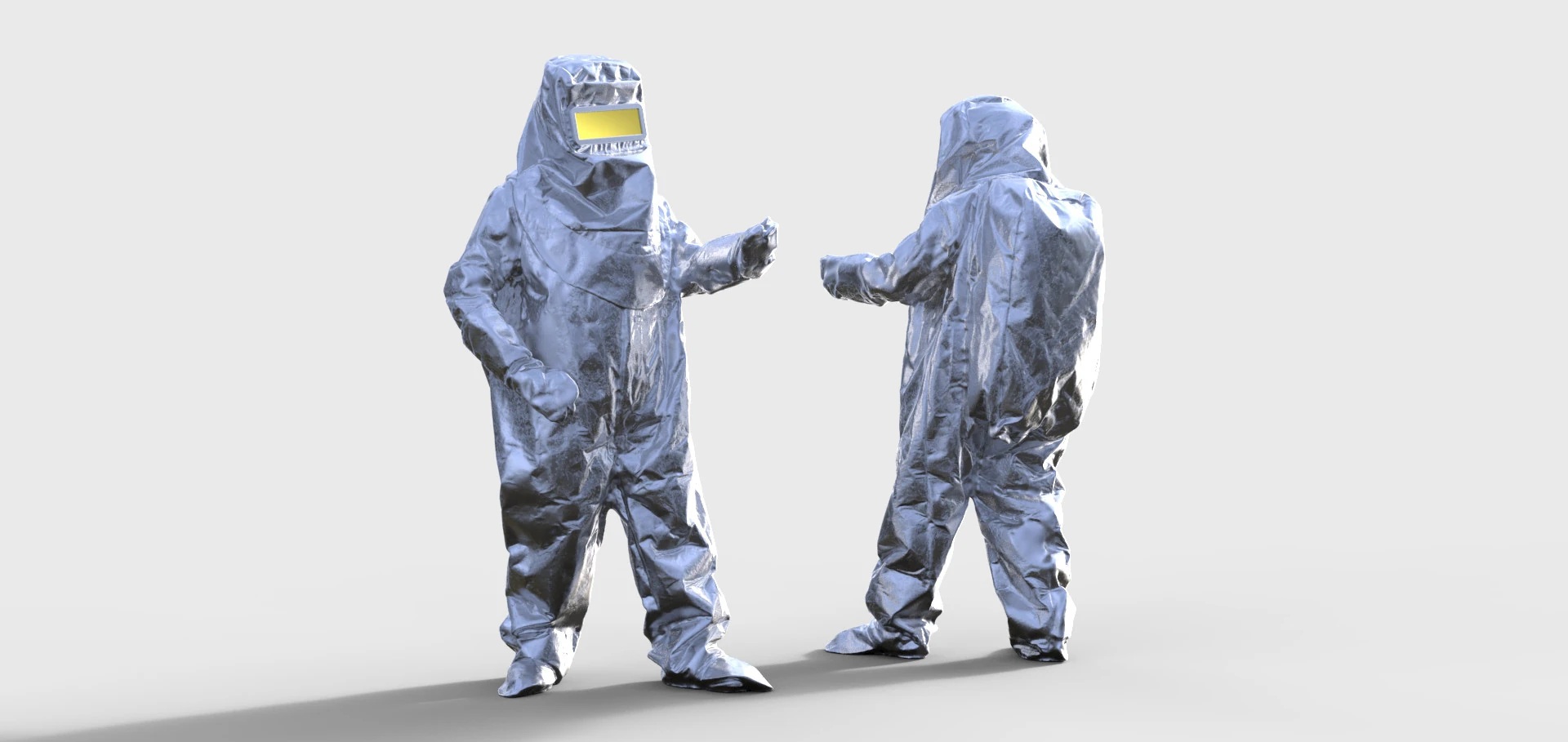 Figur Feuerwehr DDR Hitzeschutzanzug 3D Print Model .c4d .max .obj .3ds .fbx .stl .blend 