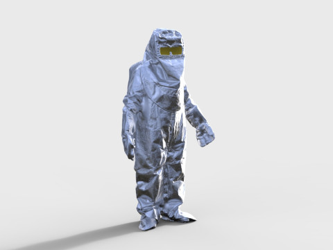 Figur Feuerwehr DDR Hitzeschutzanzug Modelo de impresión 3D