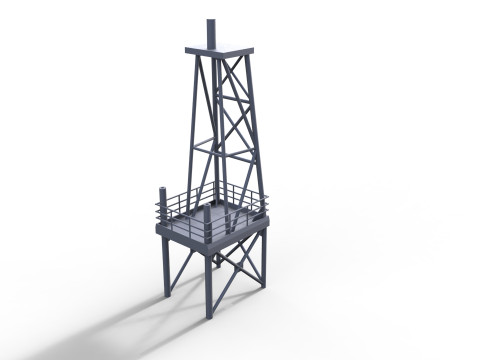 Mast for ship model seabex one 3D Print Model