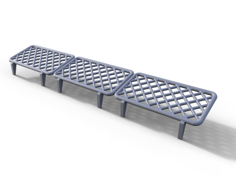 SAFETY NET HELIDECK HELICOPTER LANDING DECK 3D Print Model