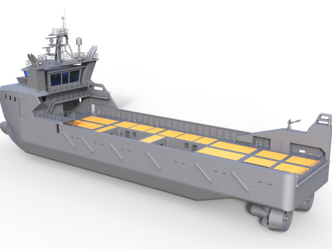 DIVING SUPPORT VESSEL SCHIFFSMODELL MODELSHIP 3D Принт Модель