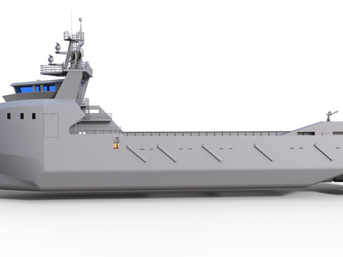 DIVING SUPPORT VESSEL SCHIFFSMODELL MODELSHIP 3D Принт Модель