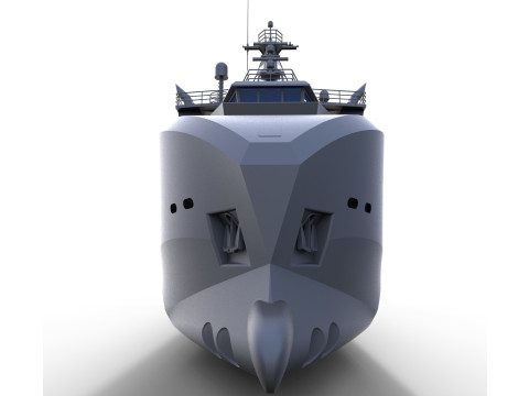 DIVING SUPPORT VESSEL SCHIFFSMODELL MODELSHIP 3D Принт Модель