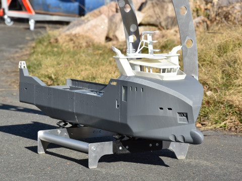 DIVING SUPPORT VESSEL SCHIFFSMODELL MODELSHIP 3D Принт Модель