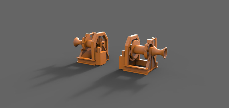 WINCH FOR SHIP MODEL 175 FAIRMOUNT SUMMIT SMALL 3D Принт Модель .c4d .max .obj .3ds .fbx .stl .blend