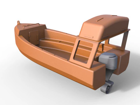 RESCUE BOAT 3D Print Model