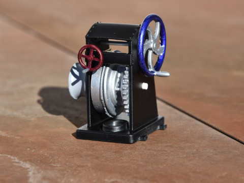 MANUAL ANCHOR WINCH for SHIP MODEL 3D Print Model