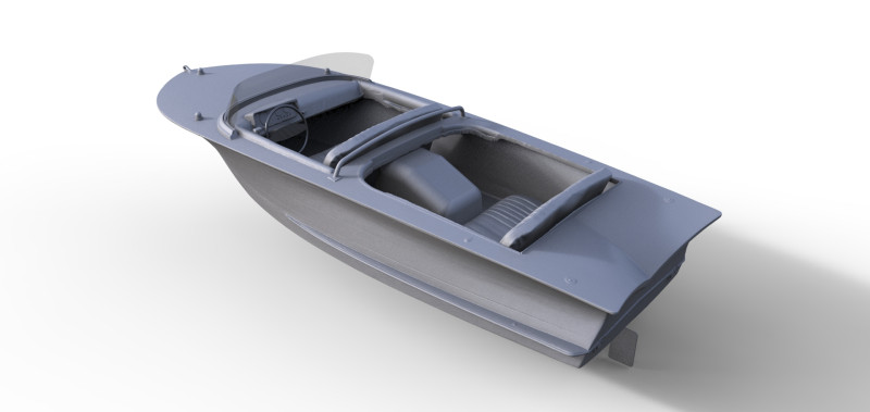 SPORT BOAT PANTHER GDR 3Dプリントモデル .c4d .max .obj .3ds .fbx .stl .blend