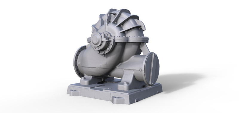 PUMP 3D SCAN FOR MODEL SHIP MODEL MAKING DIORAMA CARGO Modello di stampa 3D .c4d .max .obj .3ds .fbx .stl .blend 