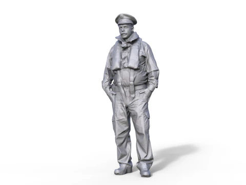 FIGURA DA POL&Iacute;CIA DE &Aacute;GUA PARA BARCO MODELO WSP Modelo de Impressão 3D