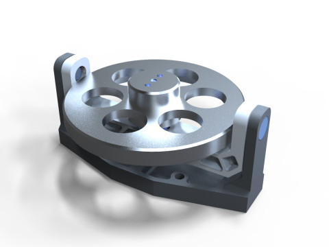 GYROSCOPE STABILIZER FOR BRUSHLESS MODEL SHIPS 3D Print Model