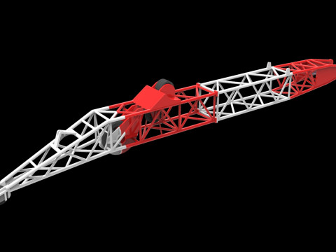 CRANE BOOM FOR SEABEX ONE SHIP MODEL 3Dプリントモデル