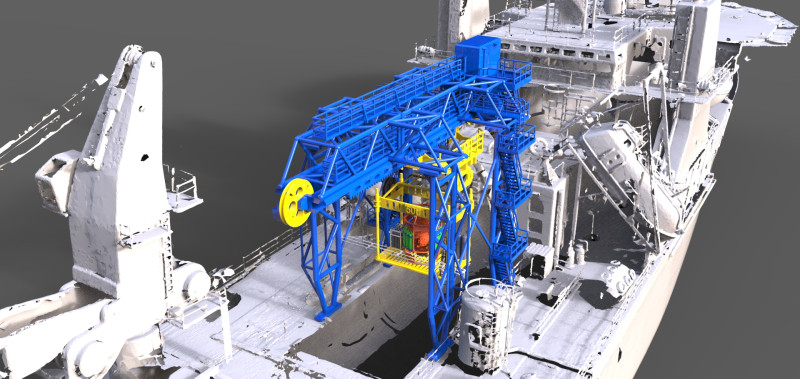 HANDLING TOWER CRANE FOR SEABEX ONE SHIP MODEL 3D-printmodel .c4d .max .obj .3ds .fbx .stl .blend