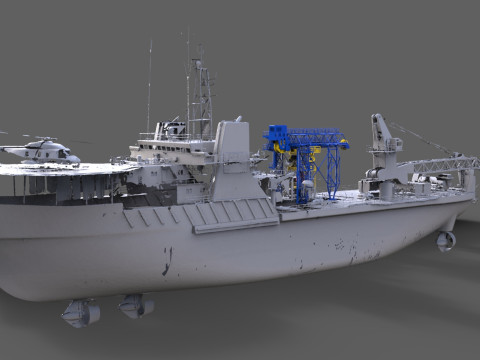HANDLING TOWER CRANE FOR SEABEX ONE SHIP MODEL 3D-printmodel