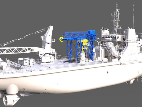 HANDLING TOWER CRANE FOR SEABEX ONE SHIP MODEL 3D-printmodel