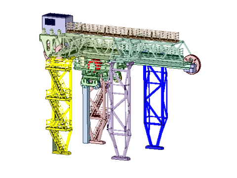 HANDLING TOWER CRANE FOR SEABEX ONE SHIP MODEL 3D-printmodel