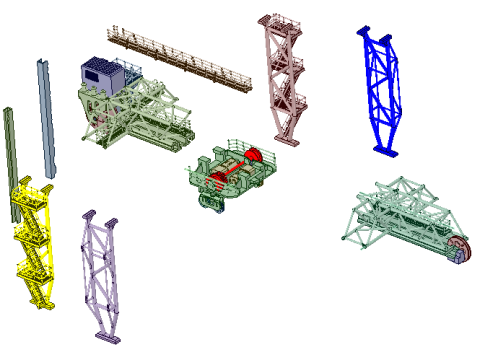 HANDLING TOWER CRANE FOR SEABEX ONE SHIP MODEL 3D-printmodel