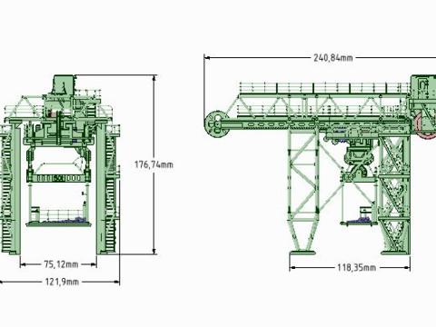 HANDLING TOWER CRANE FOR SEABEX ONE SHIP MODEL 3D-printmodel