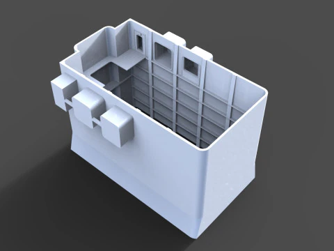 PISCINA DE LUA PARA SEABEX ONE MODELSHIP MODELSHIP VESSEL Modelo de Impressão 3D