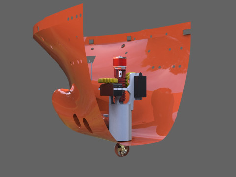 BOW THRUSTER FOR EDDA FLORA OR SEABEX TWO SHIP MODEL Modello di stampa 3D