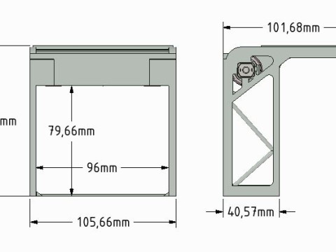 SECTIONAL DOOR FOR MODELSHIP ROLLING DOOR SHIP MODEL TYPE A 3Dプリントモデル