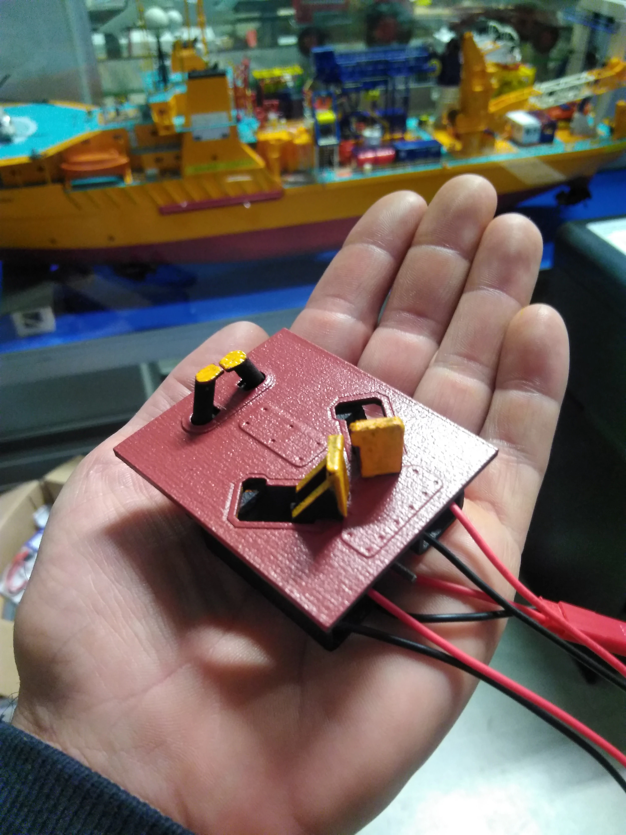 TOWING PINS SHARK JAW MODULE TYPE A FOR SHIP MODEL 3D Print Model .c4d .max .obj .3ds .fbx .stl .blend 