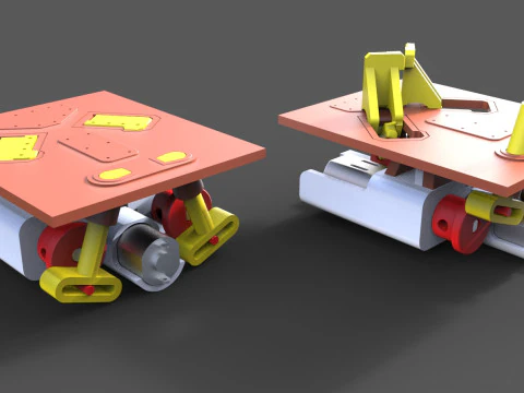 TOWING PINS SHARK JAW MODULE TYPE A FOR SHIP MODEL 3D Print Model