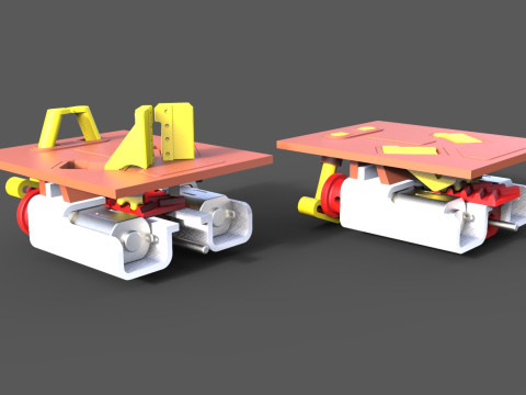 TOWING PINS SHARK JAW MODULE TYPE A FOR SHIP MODEL 3D 프린트 모델
