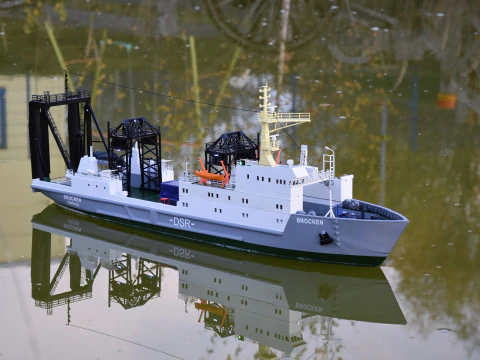 MODELLO DI NAVE MS BROCKEN DELLA DSR GDR 175 Modello di stampa 3D