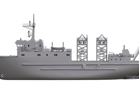 MODEL SHIP MS BROCKEN OF THE DSR GDR 175 Modelo de impresión 3D