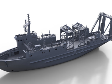 MODEL SHIP MS BROCKEN OF THE DSR GDR 175 Modelo de impresión 3D