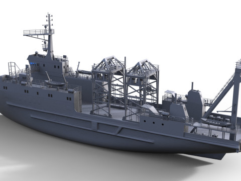MODEL SHIP MS BROCKEN OF THE DSR GDR 175 Modelo de impresión 3D