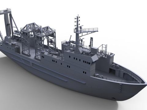 MODEL SHIP MS BROCKEN OF THE DSR GDR 175 Modelo de impresión 3D