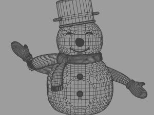 Snowman 3D Model