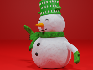 Snowman 3D Model