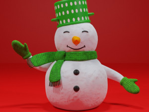 Snowman 3D Model