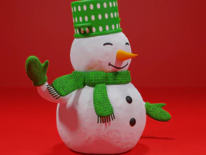 Snowman 3D Model
