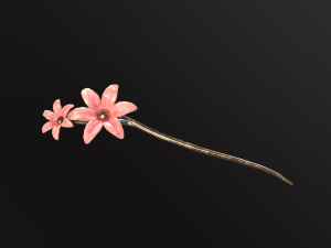 Korea Traditional Hairpin 3D Model