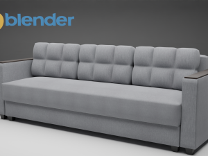 Atlanta Malmo gray sofa Mnogomebeli 3Dモデル