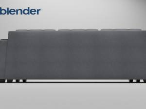 Atlanta Malmo gray sofa Mnogomebeli 3D Model