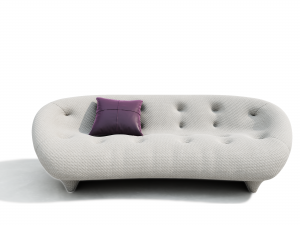 Modern Double Sofa 3D Model