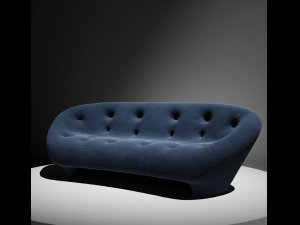 Modern Double Sofa 3D Модель