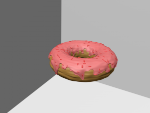 Donut 3D मॉडल